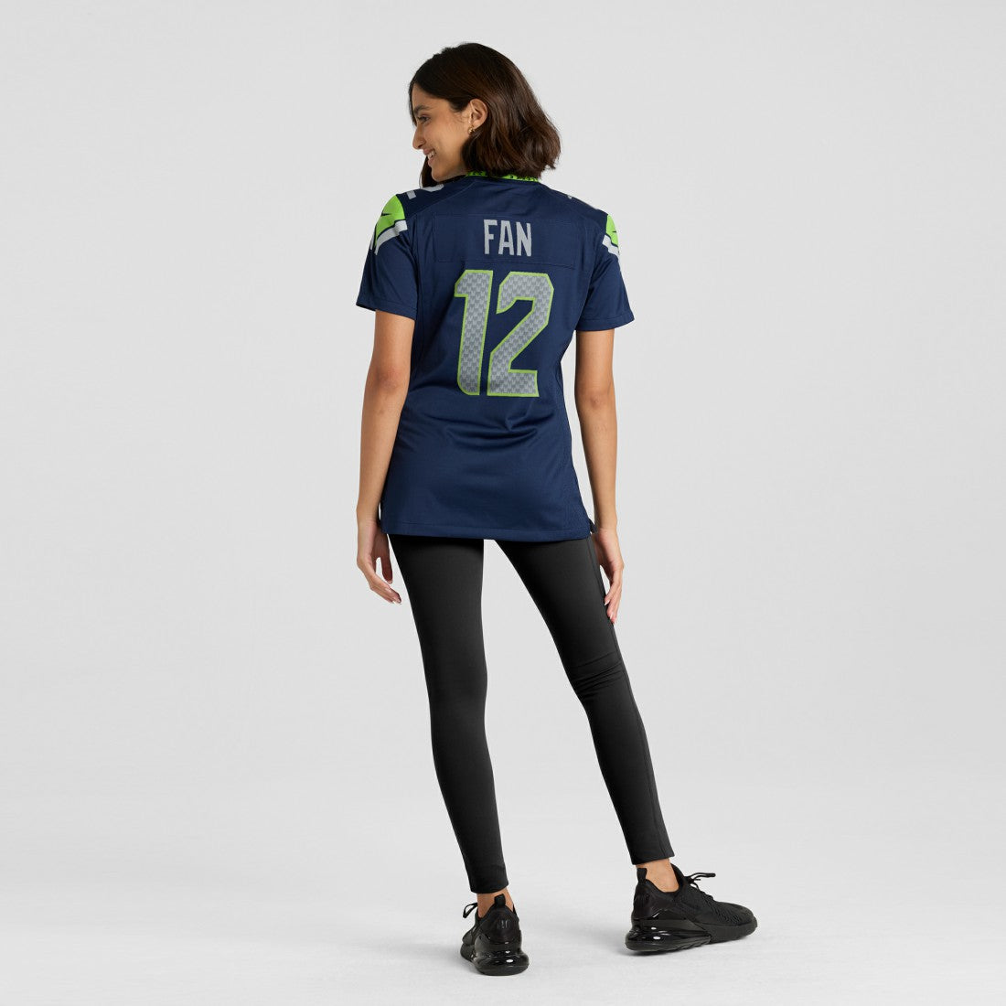 Nike 12s Seattle Seahawks Women's Player Jersey Navy