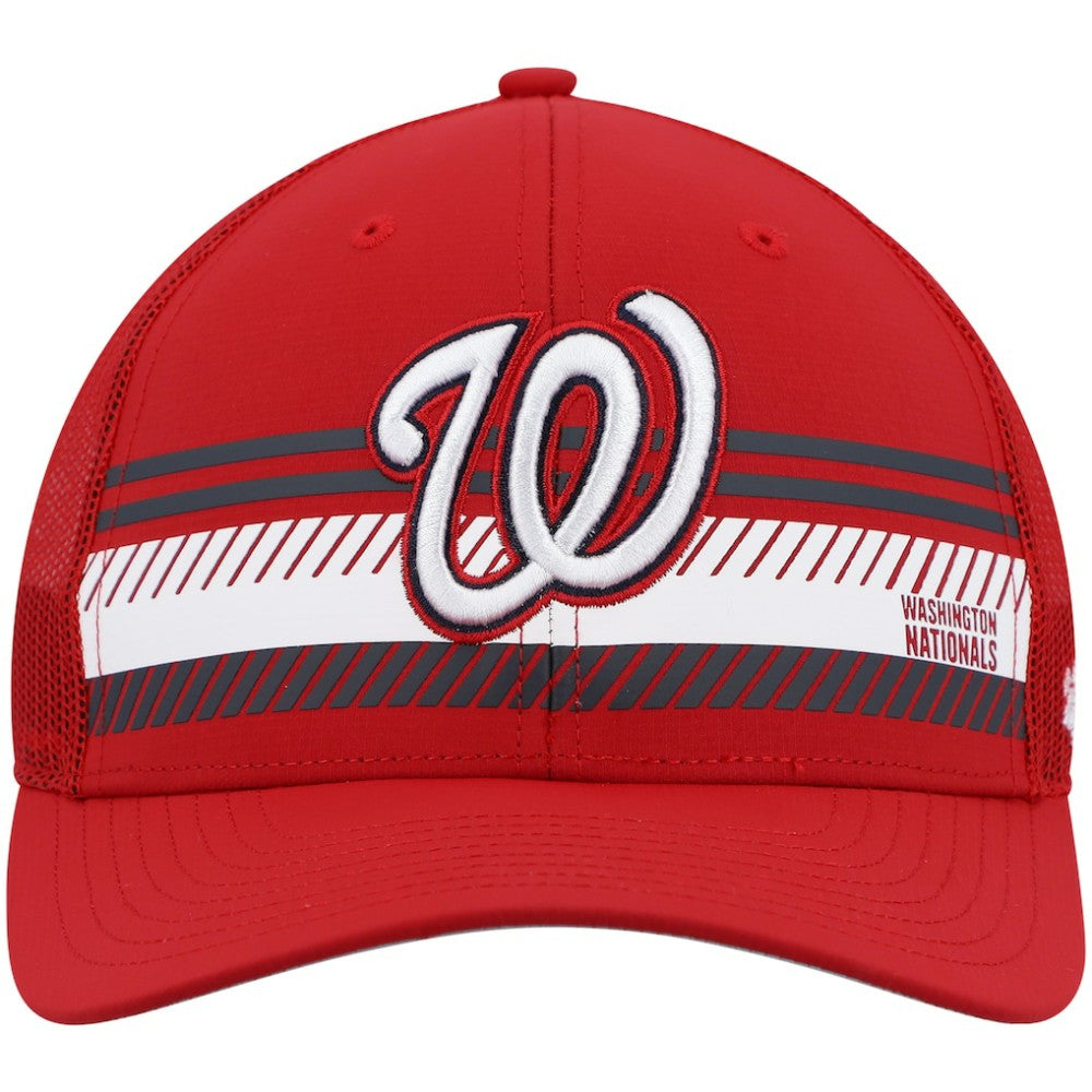 Washington Nationals '47 Cumberland Trucker Snapback Hat - Red - 47 brand Lifestyle