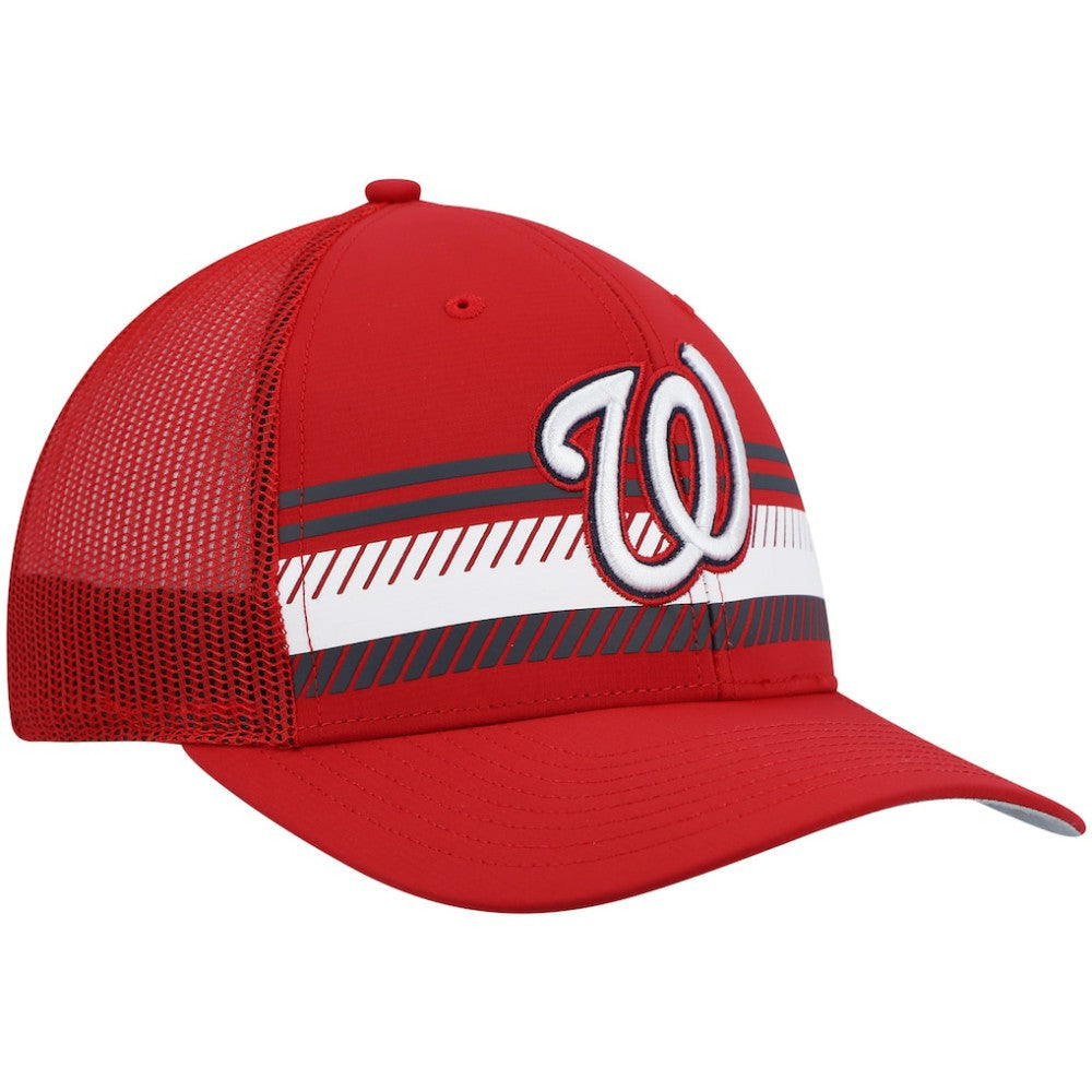 Washington Nationals '47 Cumberland Trucker Snapback Hat - Red - 47 brand Lifestyle