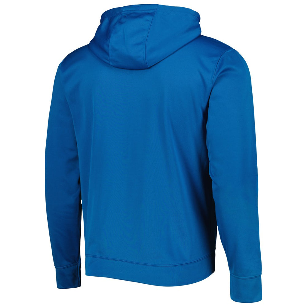 Detroit Lions New Era Combine Authentic Split Defense Pullover Hoodie Blue