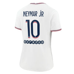 Neymar Jr. Paris Saint-Germain Jordan Brand Women's 2021/22 Fourth Replica Jersey White - Jordan outlet