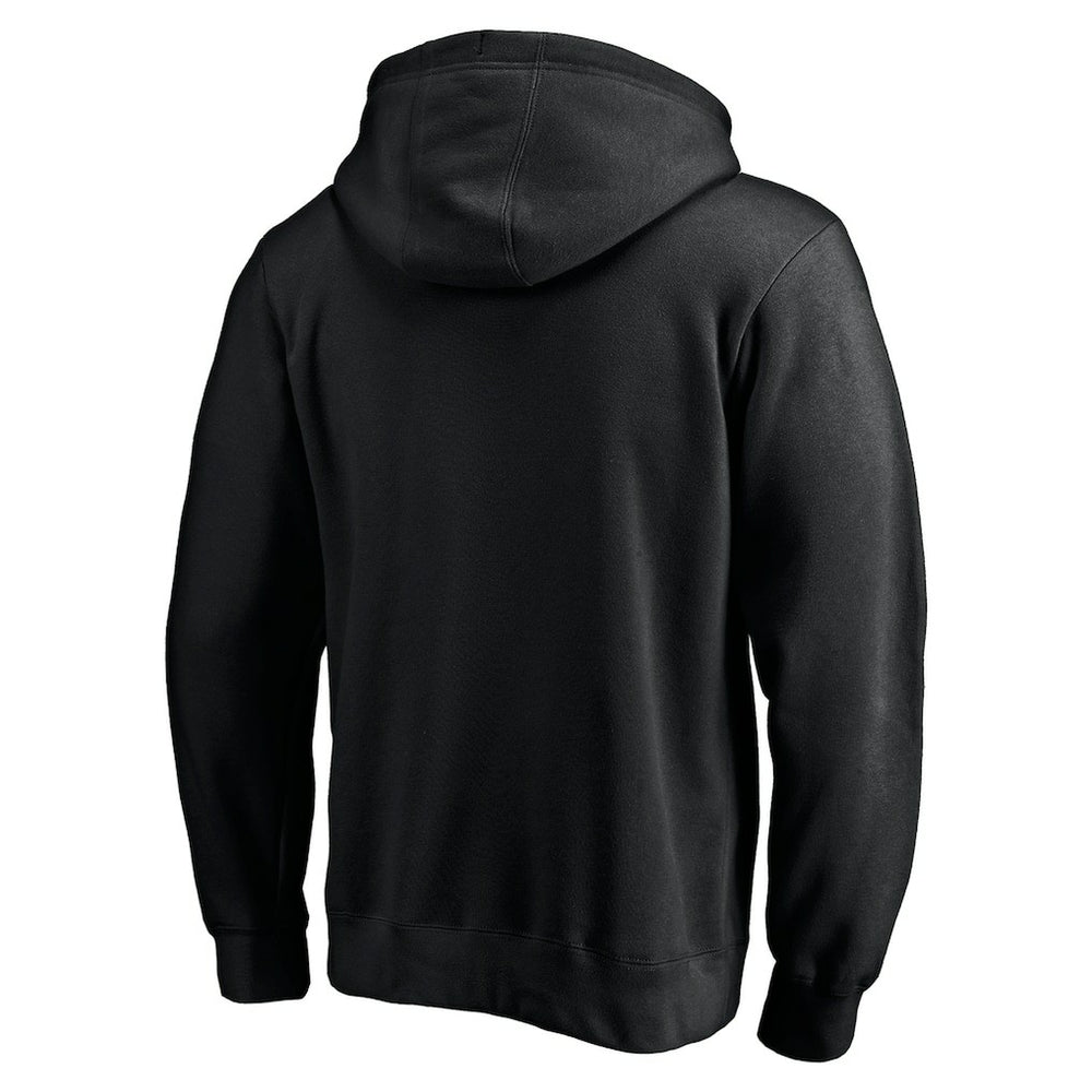San Francisco 49ers Logo Team Lockup Fitted Pullover Hoodie Black