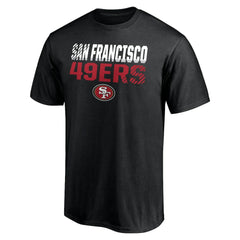 San Francisco 49ers Logo Fade Out T-Shirt Black