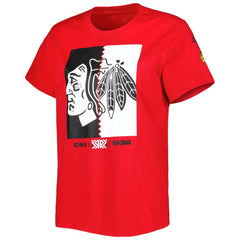 Chicago Blackhawks adidas Women's Reverse Retro Fresh T-Shirt - Red - NHL 4712195