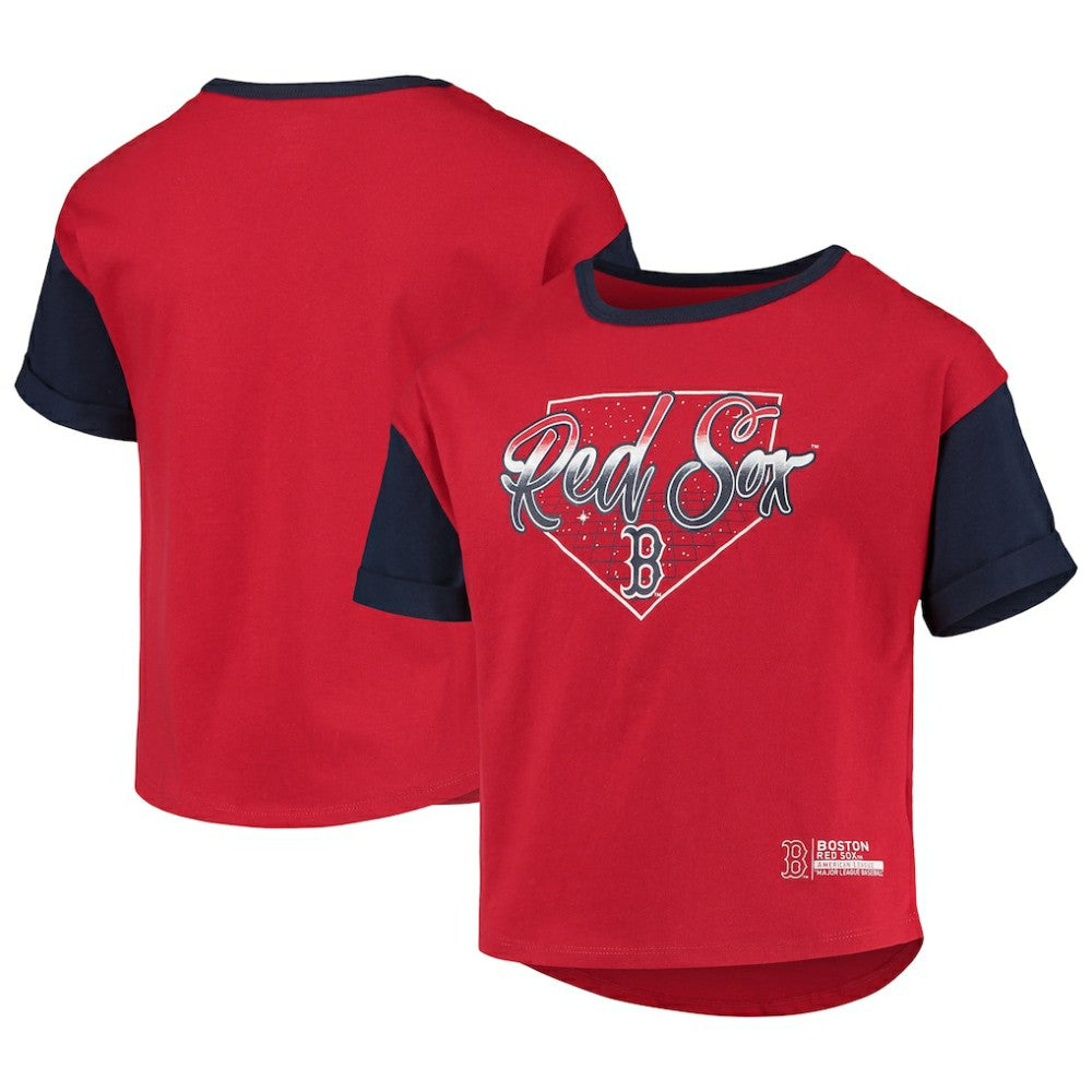 Boston Red Sox Girls Youth Bleachers T-Shirt - Red - MLB Online