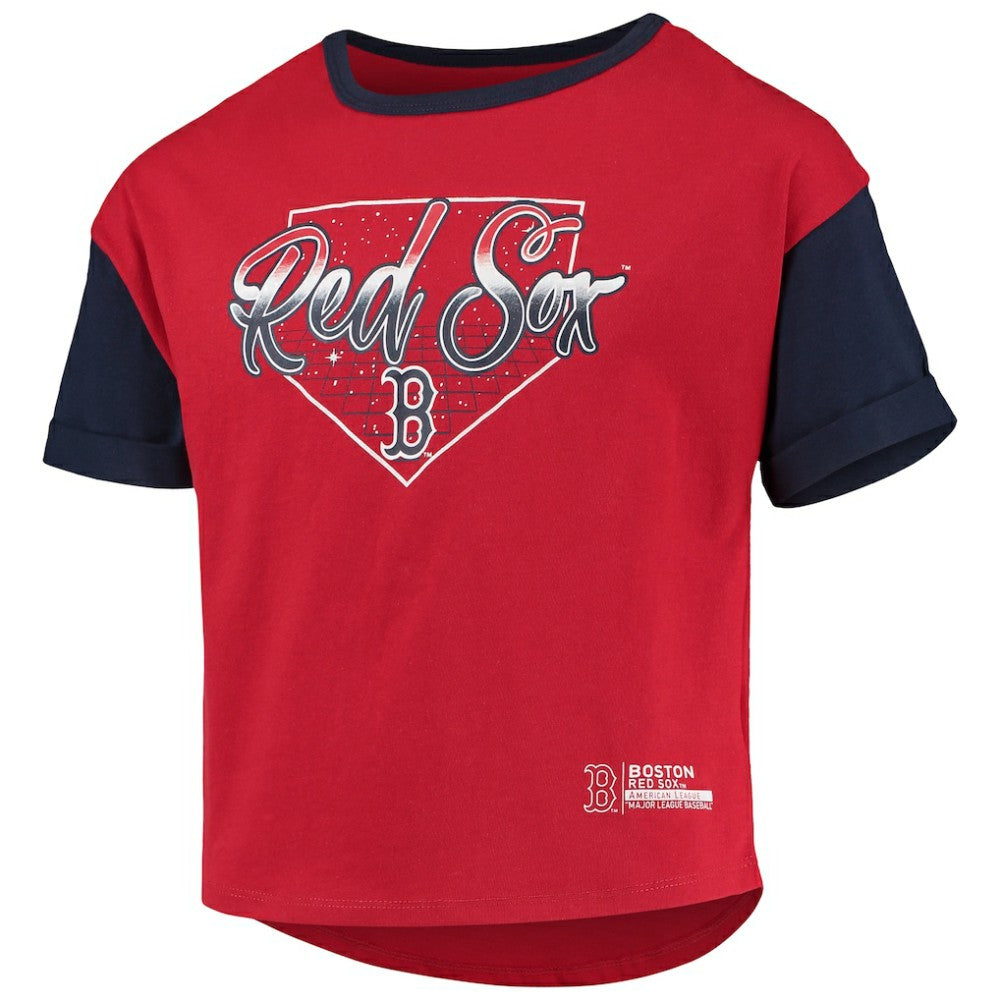 Boston Red Sox Girls Youth Bleachers T-Shirt - Red - MLB Online