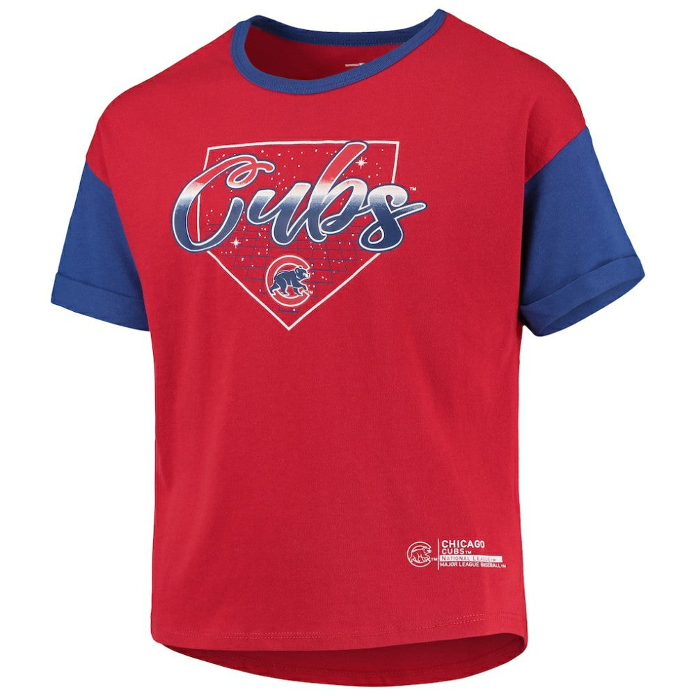 Chicago Cubs Girls Youth Bleachers T-Shirt - Red - MLB Sale