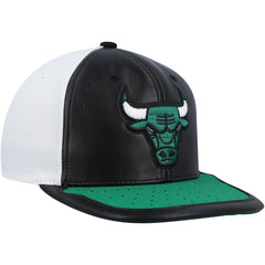 Chicago Bulls Day One Snapback Hat White/Green | Mitchell & Ness Near Me