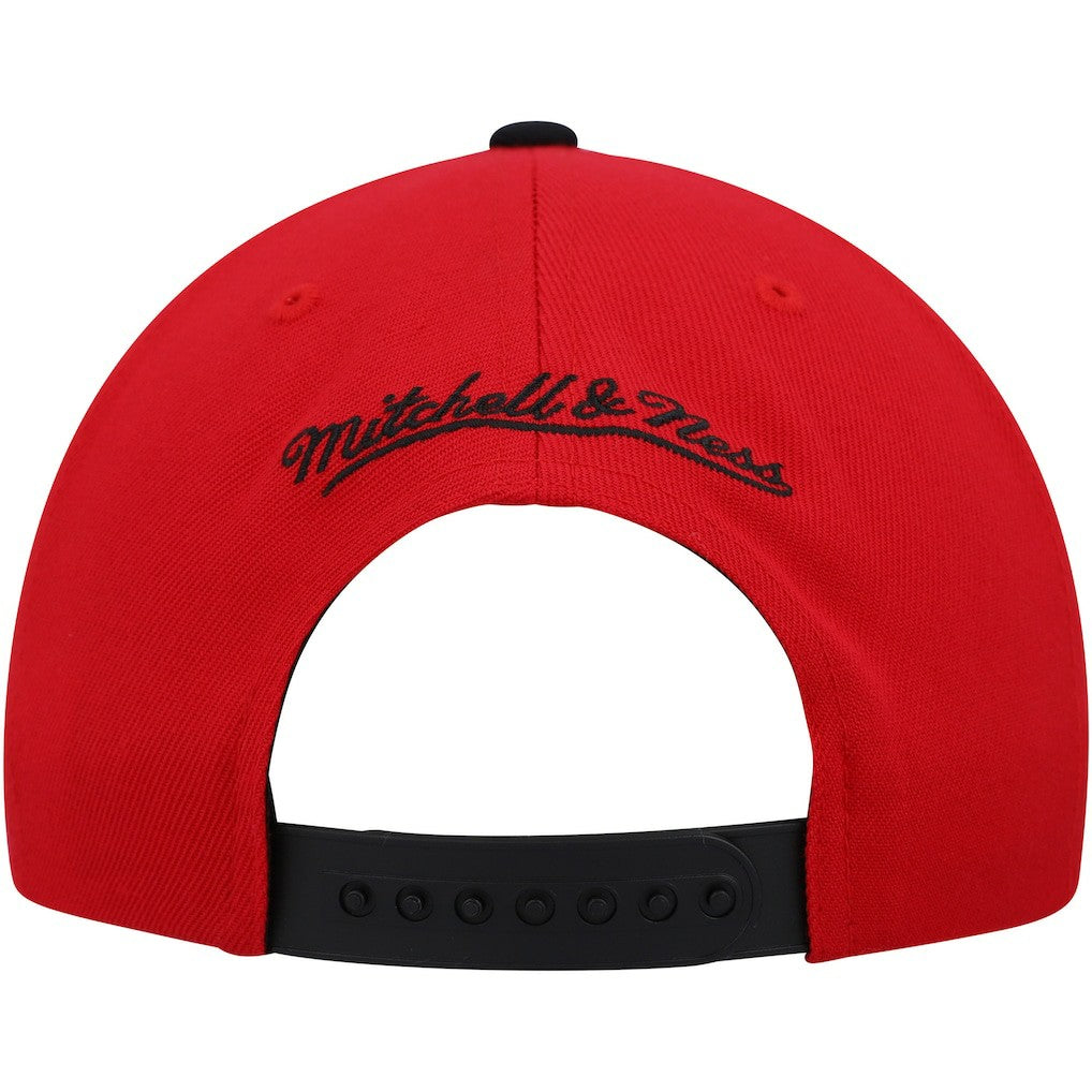Chicago Bulls Day One Snapback Hat White/Red | Mitchell & Ness outlet