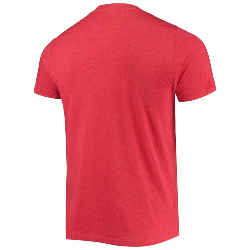 Washington Nationals Homage Hand Drawn Logo Tri-Blend T-Shirt - Red - MLB Online