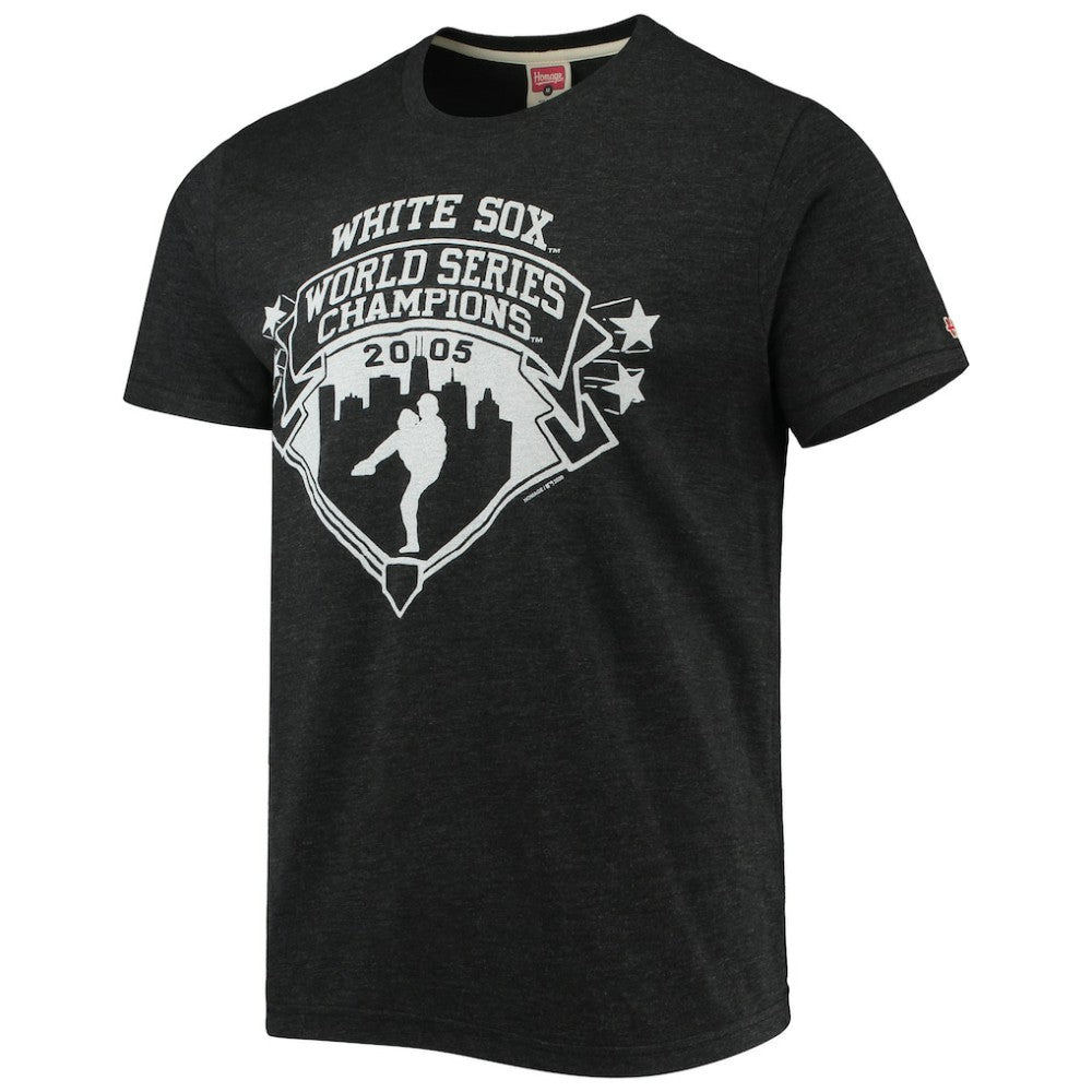 Chicago White Sox Homage 2005 World Series Champions Tri-Blend T-Shirt - Black - MLB Sale