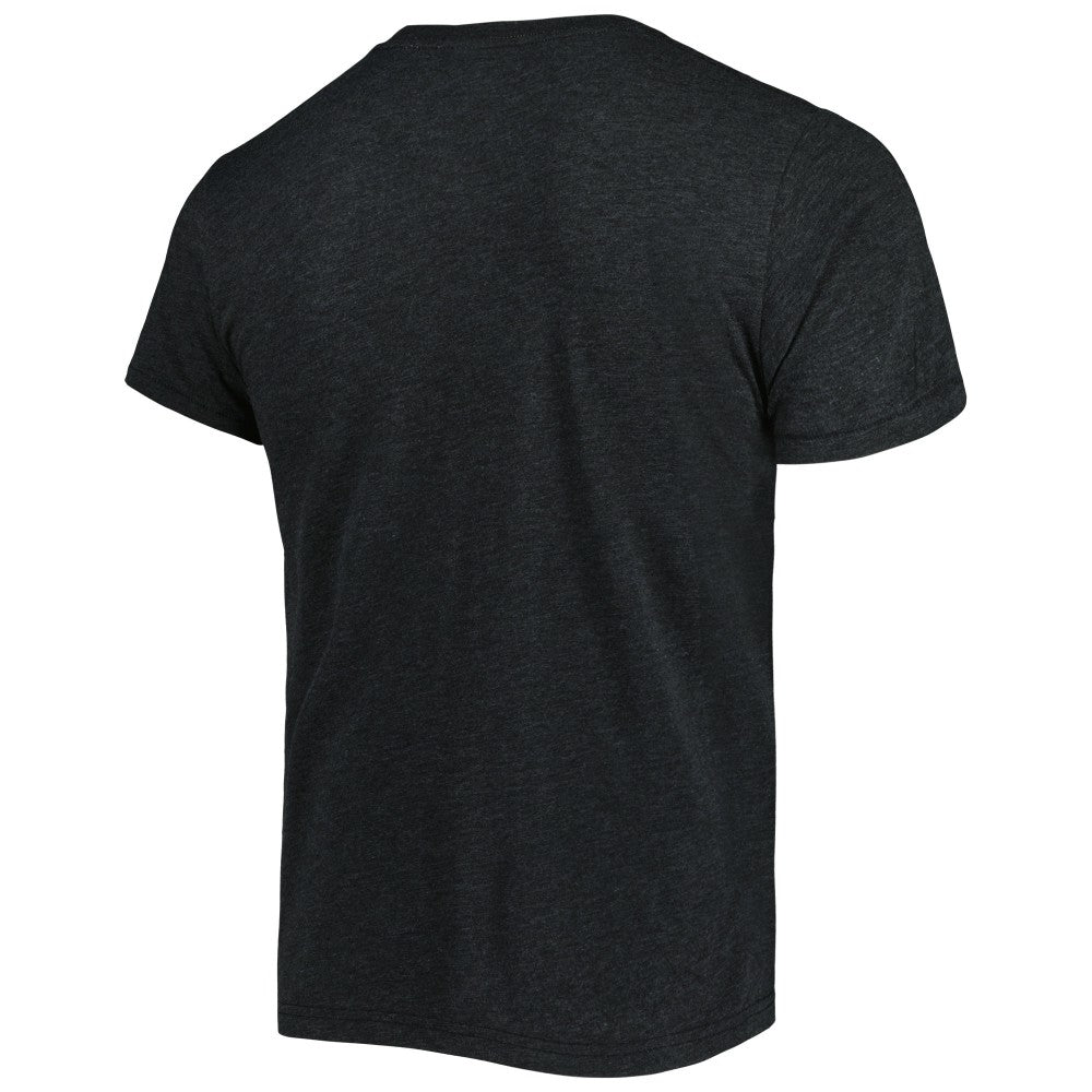 Miami Marlins Homage Hand-Drawn Logo Tri-Blend T-Shirt - Charcoal - MLB on Sale