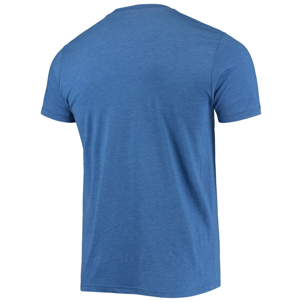 Milwaukee Brewers Homage Hand-Drawn Logo Tri-Blend T-Shirt - Royal - MLB Sale