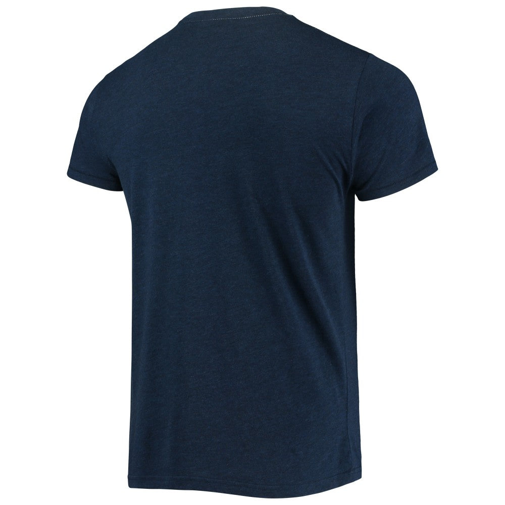 Minnesota Twins Homage Hand-Drawn Logo Tri-Blend T-Shirt - Navy - MLB on Sale