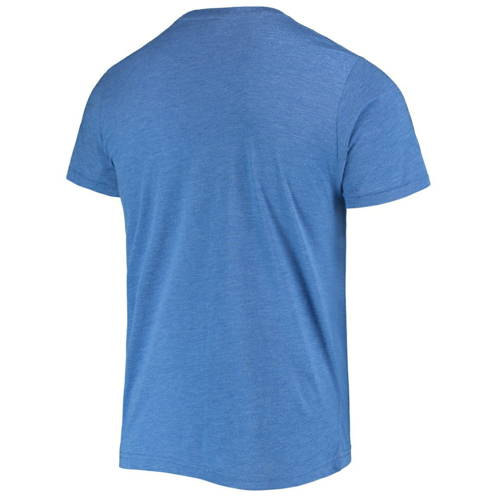 Texas Rangers Homage Hand-Drawn Logo Tri-Blend T-Shirt - Royal - MLB Sale