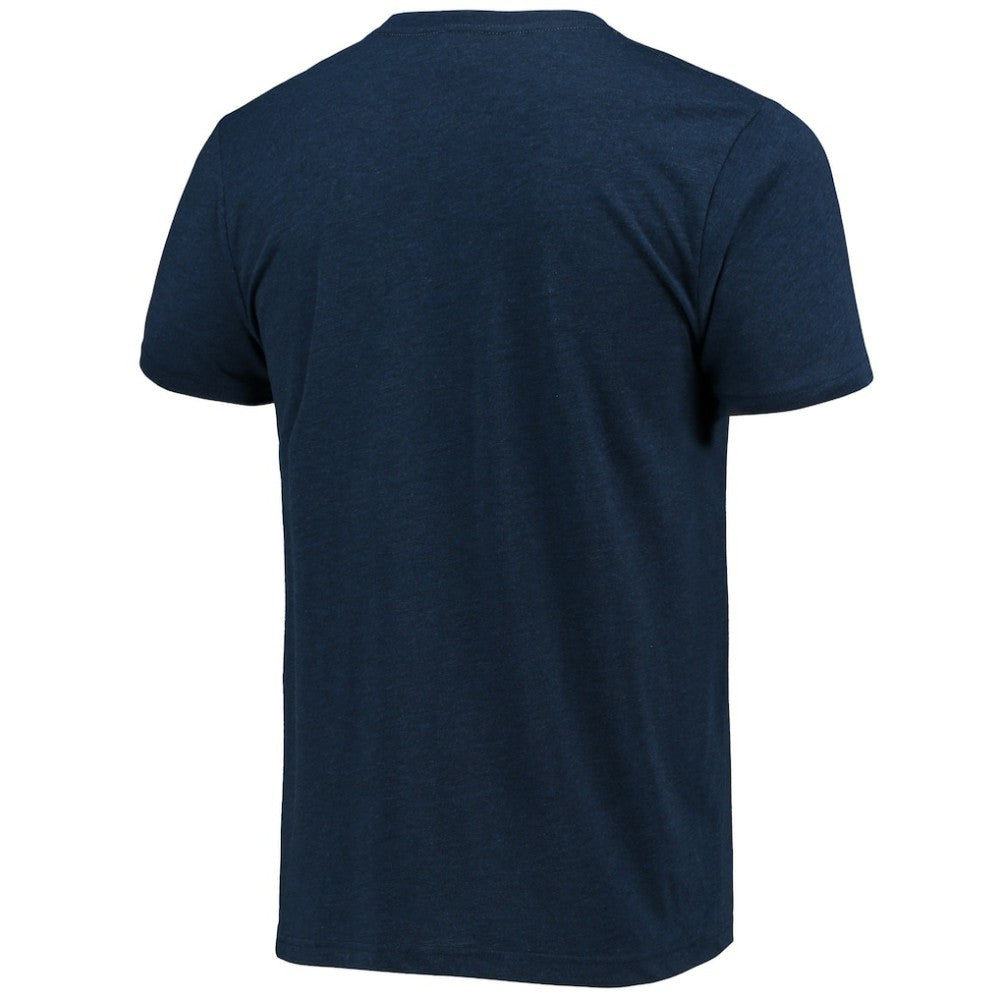 Atlanta Braves Homage Stadium Tri-Blend T-Shirt - Navy - MLB Lifestyle