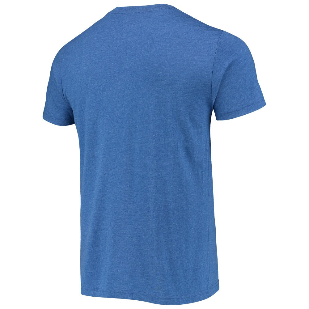 Milwaukee Brewers Homage Milwaukee County Stadium Tri-Blend T-Shirt - Royal - MLB Discount