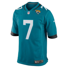 Nike Byron Leftwich Jacksonville Jaguars Retired Player Game Jersey Teal