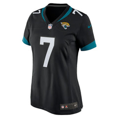 Nike Byron Leftwich Jacksonville Jaguars Women's Alternate Retired Player Game Jersey Black