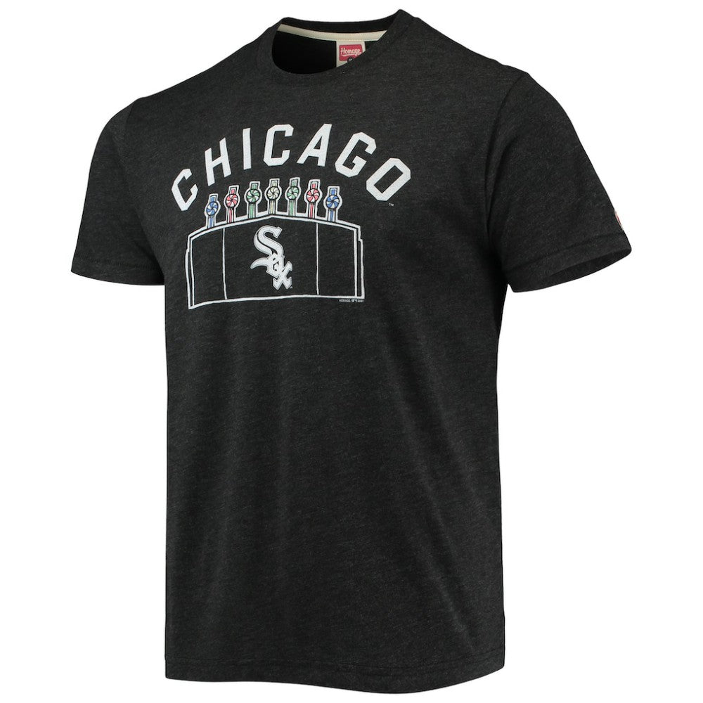 Chicago White Sox Homage Team Hyper Local Tri-Blend T-Shirt - Charcoal - MLB on Sale