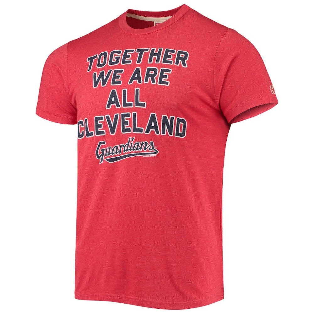 Cleveland Guardians Homage Hyper Local Tri-Blend T-Shirt - Red - MLB Sale