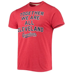 Cleveland Guardians Homage Hyper Local Tri-Blend T-Shirt - Red - MLB Sale