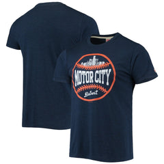 Detroit Tigers Homage Hyper Local Tri-Blend T-Shirt - Navy - MLB Online