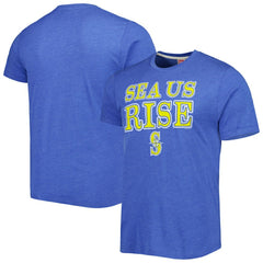 Seattle Mariners Homage Hyper Local Tri-Blend T-Shirt - Royal - MLB on Sale