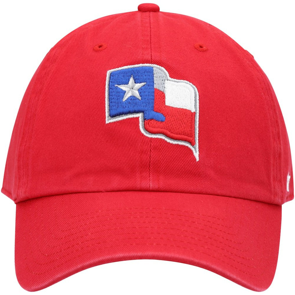 Texas Rangers '47 Clean Up Adjustable Hat - Red - 47 brand Lifestyle