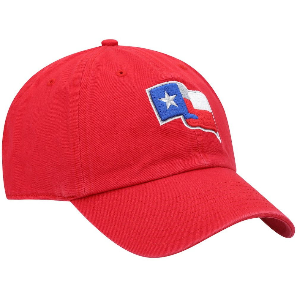 Texas Rangers '47 Clean Up Adjustable Hat - Red - 47 brand Lifestyle