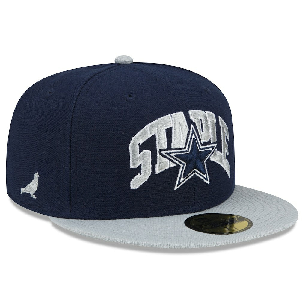 Dallas Cowboys New Era NFL x Staple Collection 59FIFTY Fitted Hat Navy/Gray