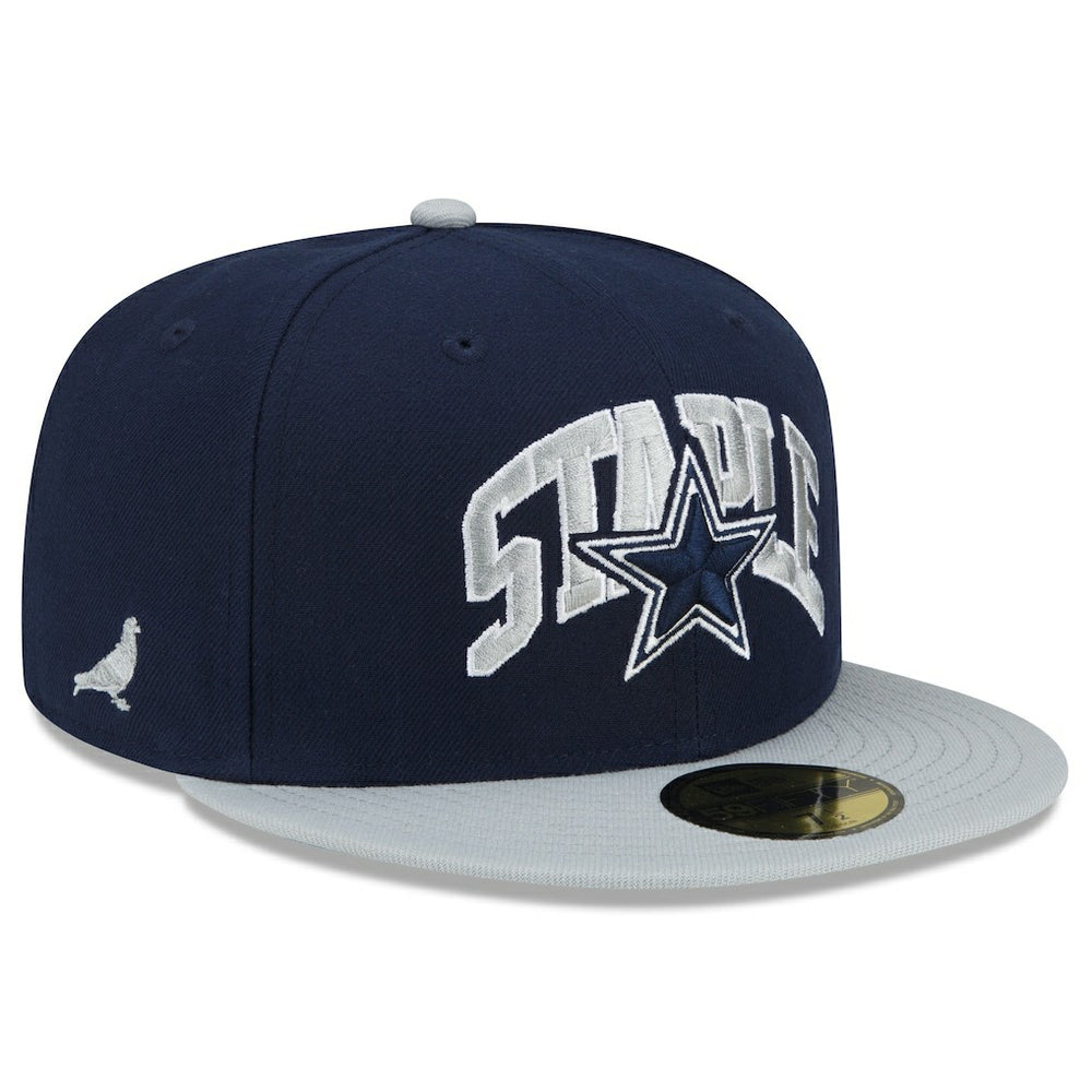 Dallas Cowboys New Era NFL x Staple Collection 59FIFTY Fitted Hat Navy/Gray