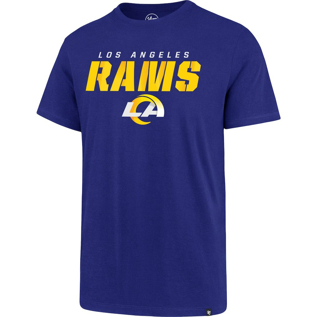47 brand Los Angeles Rams '47 Logo Traction Super Rival T-Shirt Royal