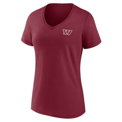 Fanatics Washington Commanders Women's Team Mother's Day V-Neck T-Shirt Burgundy