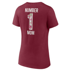 Fanatics Washington Commanders Women's Team Mother's Day V-Neck T-Shirt Burgundy