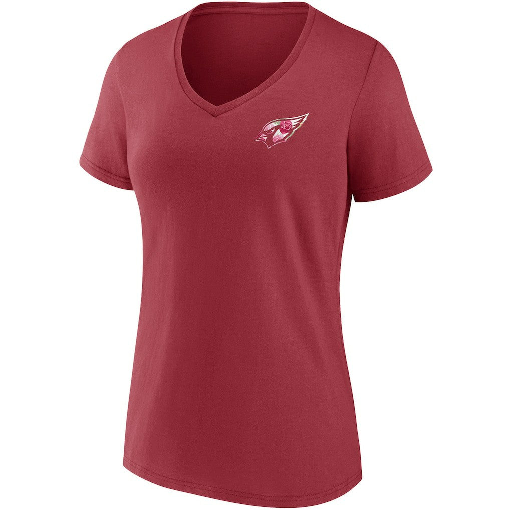 Fanatics Arizona Cardinals Women's Team Mother's Day V-Neck T-Shirt Cardinal
