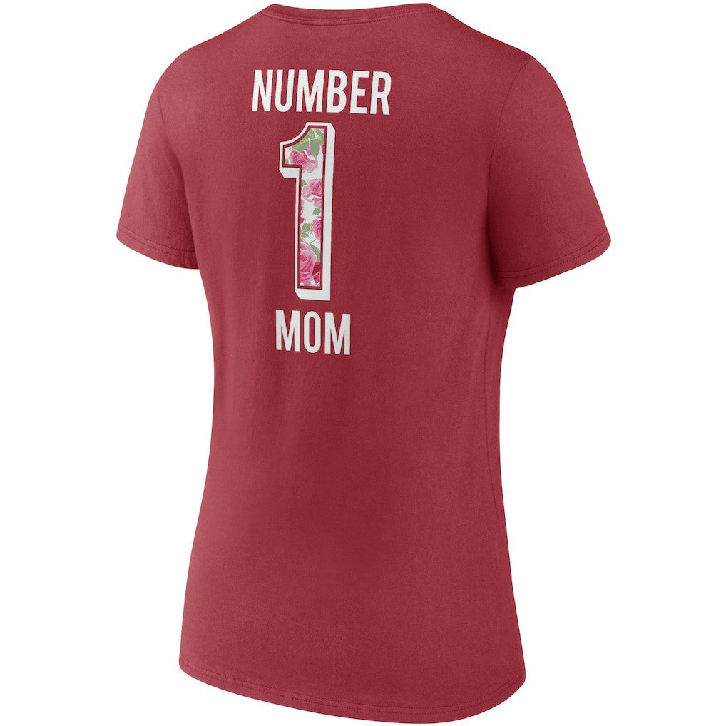 Fanatics Arizona Cardinals Women's Team Mother's Day V-Neck T-Shirt Cardinal