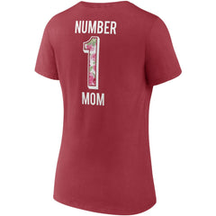Fanatics Arizona Cardinals Women's Team Mother's Day V-Neck T-Shirt Cardinal