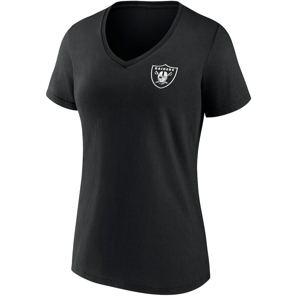 Fanatics Las Vegas Raiders Women's Team Mother's Day V-Neck T-Shirt Black