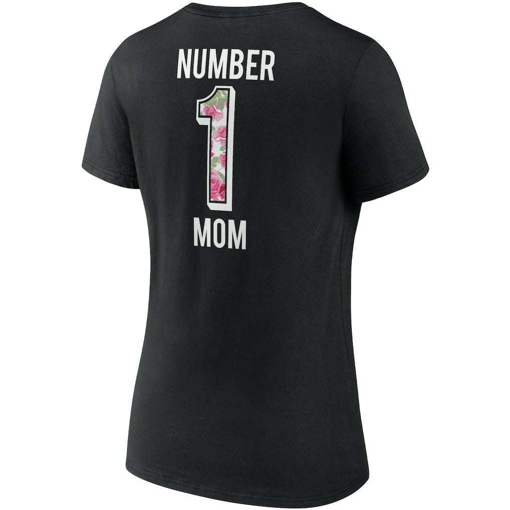 Fanatics Las Vegas Raiders Women's Team Mother's Day V-Neck T-Shirt Black