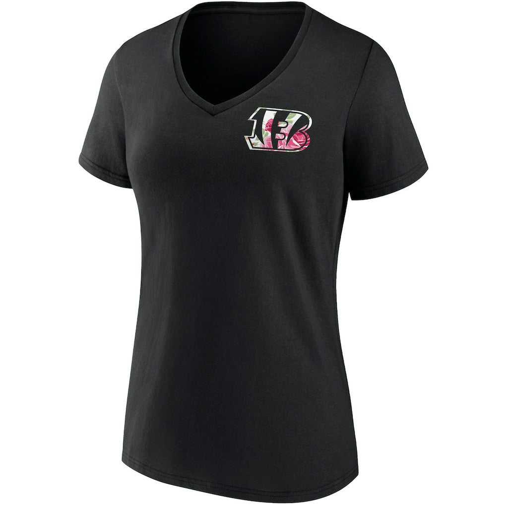 Fanatics Cincinnati Bengals Women's Team Mother's Day V-Neck T-Shirt Black