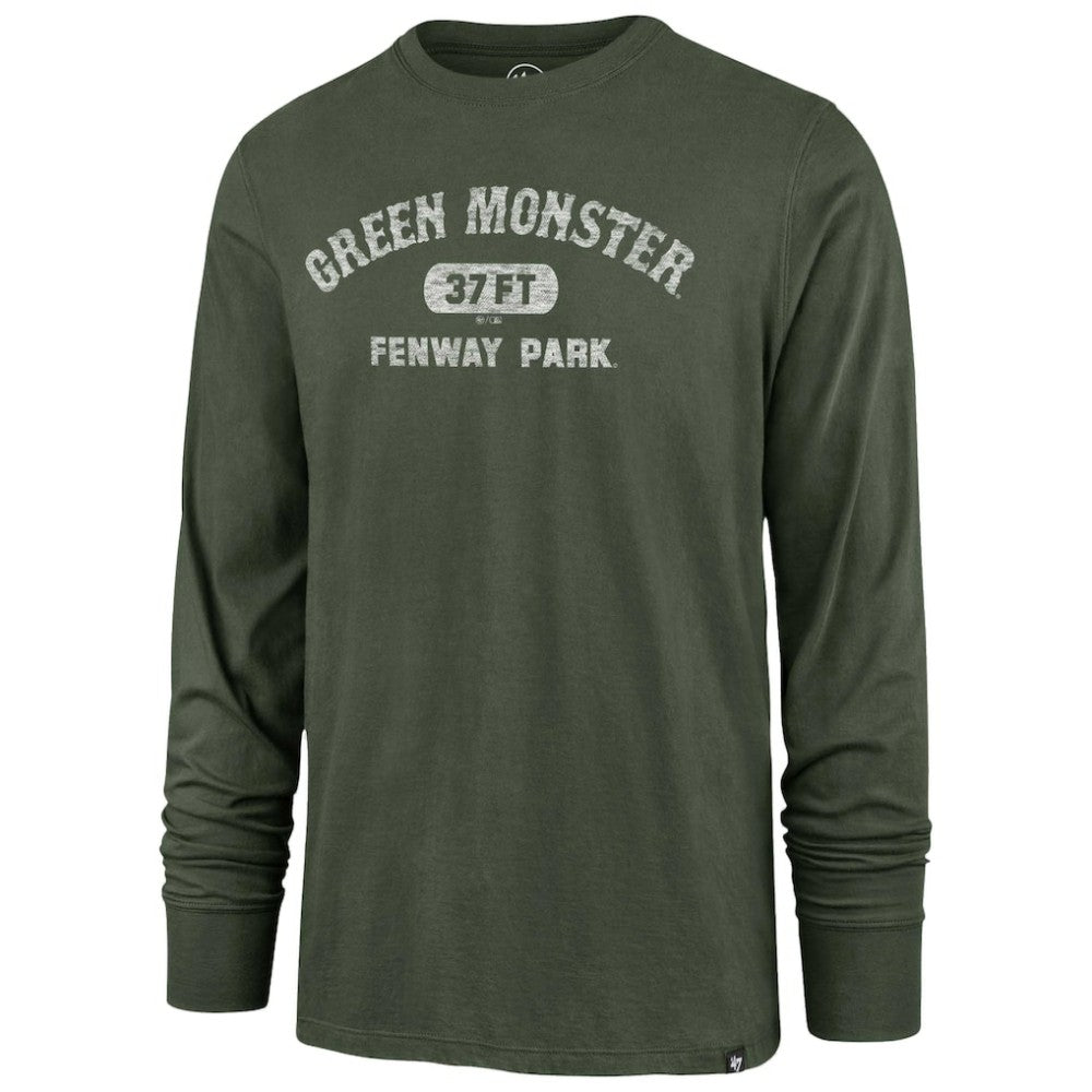 Boston Red Sox '47 Distressed Green Monster Long Sleeve T-Shirt - Green - 47 brand Sale