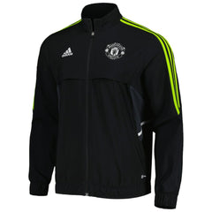 Manchester United Presentation AEROREADY Full-Zip Jacket Black - Adidas outlet