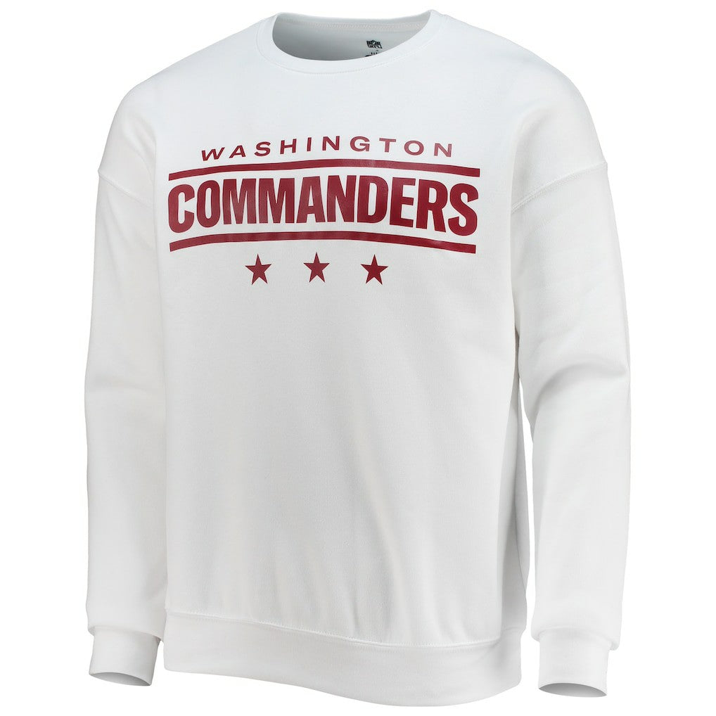 Fanatics Washington Commanders NFL x Darius Rucker Collection Star Sponge Fleece Pullover Sweatshirt White
