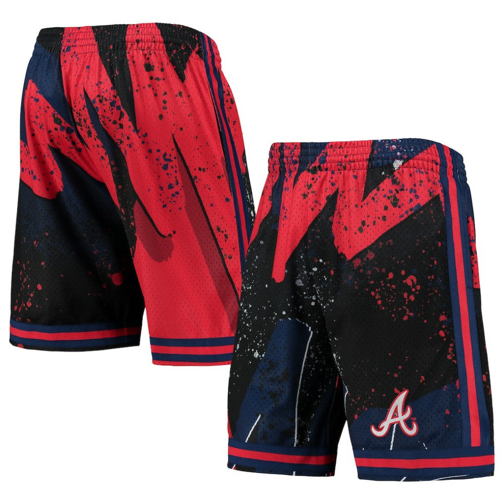 Atlanta Braves Mitchell & Ness Hyper Hoops Shorts - Red - Mitchell & Ness Sale