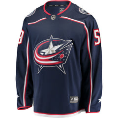 Yegor Chinakhov Columbus Blue Jackets Fanatics Home Breakaway Player Jersey - Navy - NHL 4724209