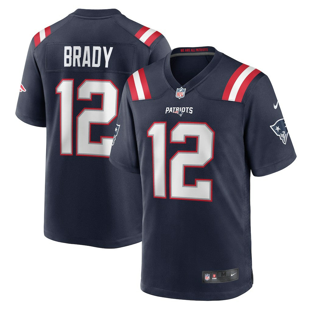 Nike Tom Brady New England Patriots Game Retired Player Jersey Navy