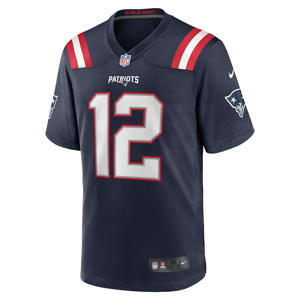 Nike Tom Brady New England Patriots Game Retired Player Jersey Navy