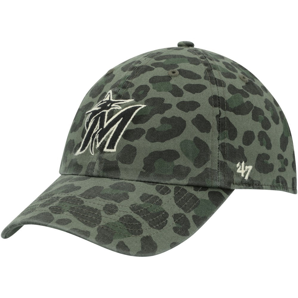 Miami Marlins '47 Women's Bagheera Clean Up Adjustable Hat - Green - 47 brand Discount