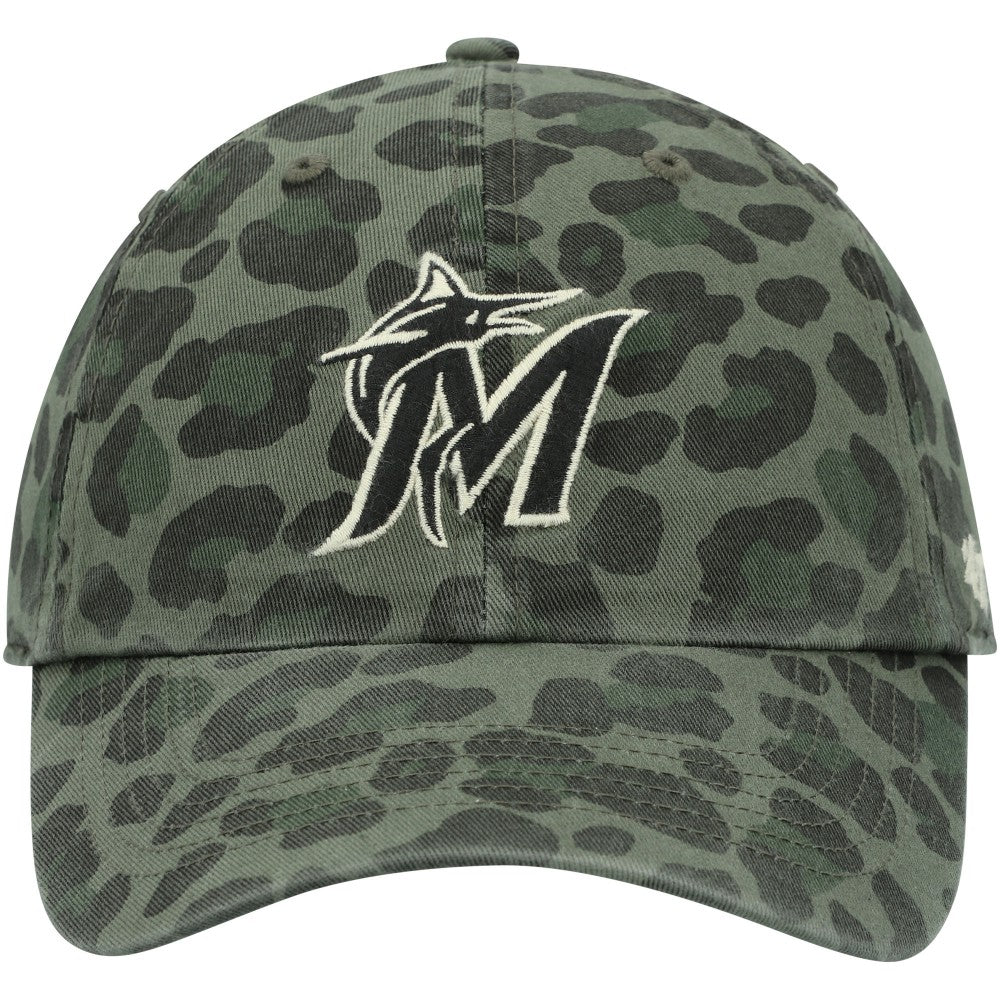 Miami Marlins '47 Women's Bagheera Clean Up Adjustable Hat - Green - 47 brand Discount